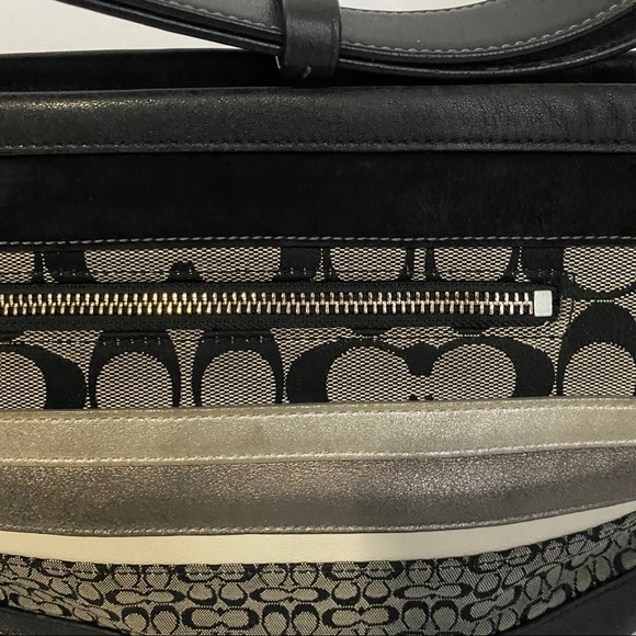 COACH STRIPED E/W SHOULDER BAG - Picture 3 of 12